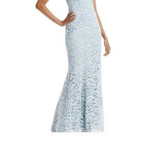 Eliza J Scalloped Edge Gown